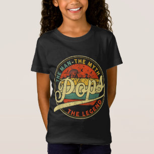 Vintage Pop Man Myth Legend Daddy Grandpa-Geschenk T-Shirt