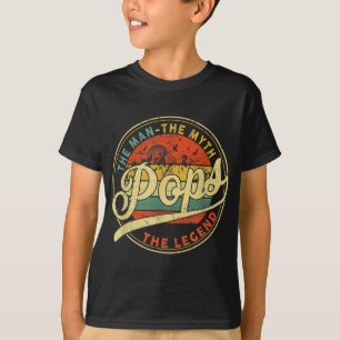 Vintage Pop Man Myth Legend Daddy Grandpa-Geschenk T-Shirt