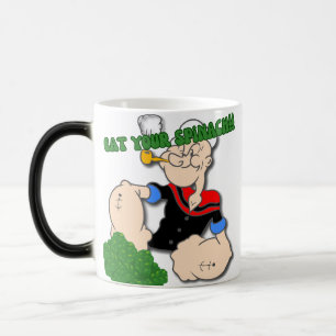 Vintage Popeye Verwandlungstasse