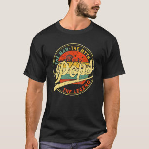 Vintage Pops Mann Mythos Legende Daddy Opa Ideen T-Shirt
