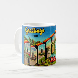 Vintage Portland Maine Tasse