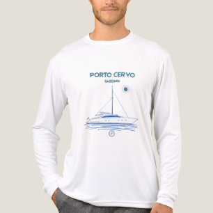 Vintage Porto Cervo Sardinien Luxusyachting Tri-Blend Shirt