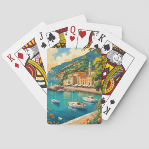 Vintage Portofino Genova Italy Spielkarten