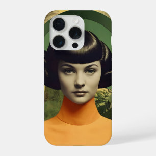 Vintage-Porträt einer Frau iPhone 15 Pro Hülle