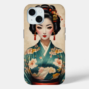 Vintage-Porträt einer japanischen Geisha Case-Mate iPhone Hülle