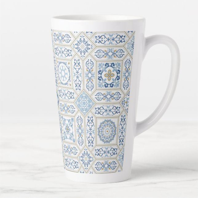 Vintage Portugal Azulejo traditional Milchtasse (Rechts)