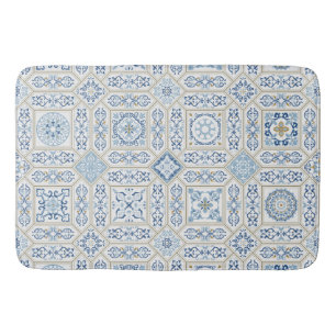 Vintage Portugal Azulejo traditionell Badematte