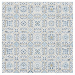 Vintage Portugal Azulejo traditionell Stoff