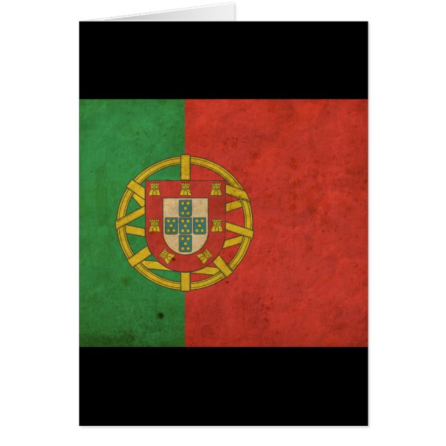 Vintage Portugal-Flagge (Vorne)