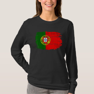 Vintage-Portugal-Flagge für Portugiesen T-Shirt