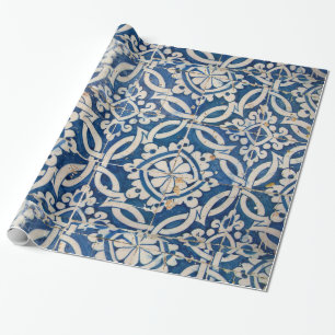 Vintage portugiesische Azulejo Geschenkpapier