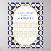 Vintage portugiesische Hochzeitstabelle