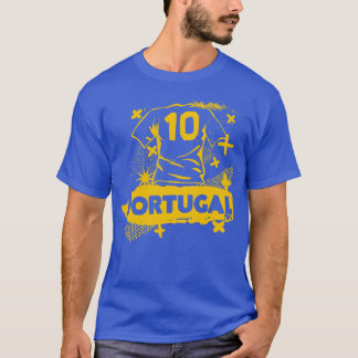 Vintage Portugiesischer Retro Grunge Portugal Fußb T-Shirt