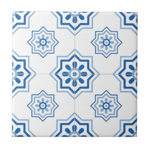 Vintage portugiesisches Azulejo-Fliesenmuster Fliese