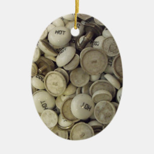 Vintage Porzellanknochen Keramik Ornament