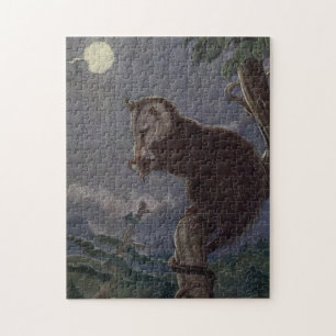 Vintage Possum-Malerei (1909) Puzzle