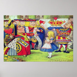 VINTAGE POSTER - ALICE IM WUNDERLAND - GIFTS