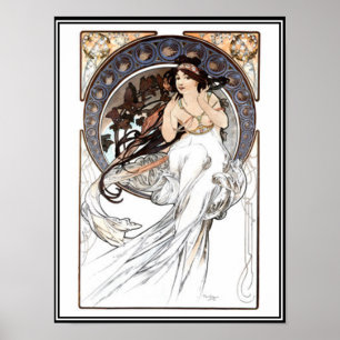Vintage Poster Alphonse Mucha Ad