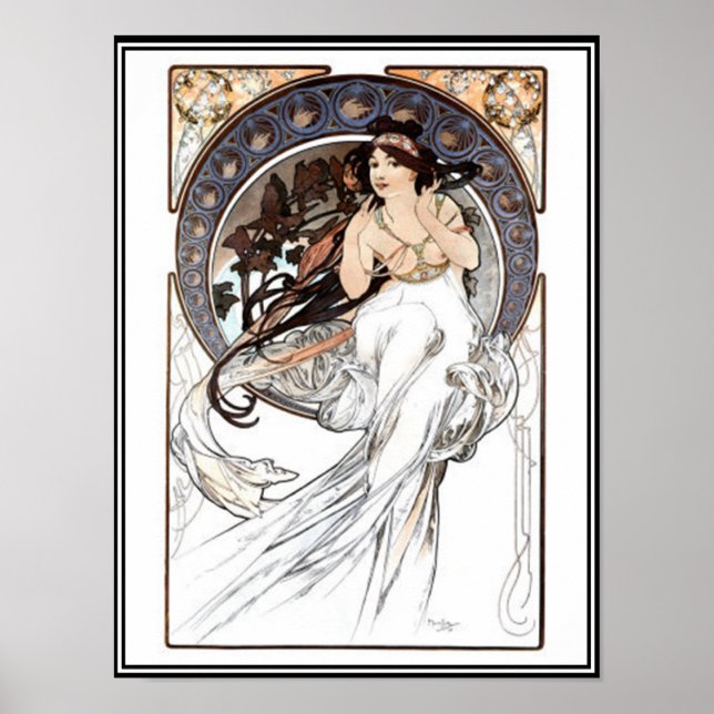 Vintage Poster Alphonse Mucha Ad (Vorne)