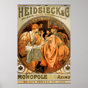 Vintage Poster Alphonse Mucha Kekse Anzeige 2