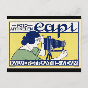 Vintage Poster Art Old Camera von Johann Georg Postkarte