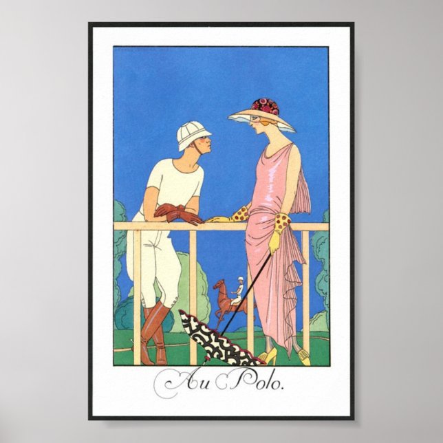Vintage Poster - Au Polo (Vorne)