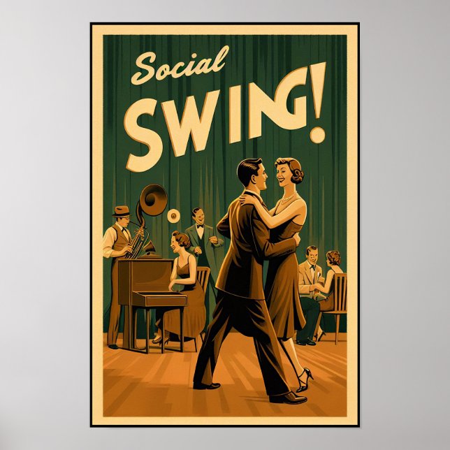 Vintage Poster aus den 20er Jahren (Vorne)
