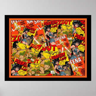 Vintage Poster Comic Zoot Phantom Combo