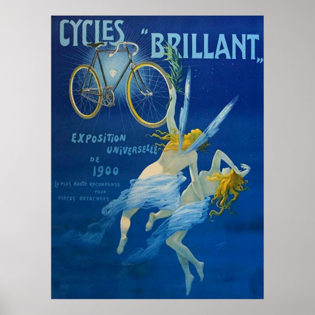 Vintage Poster Cycles Brillant Henry Gray C 1900 (Vorne)