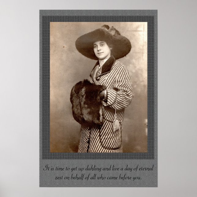 Vintage Poster der ewigen Zest 18x24 (Vorne)