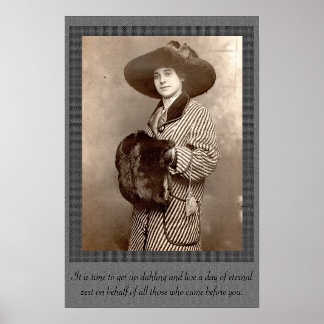 Vintage Poster der ewigen Zest 18x24 (Vorne)