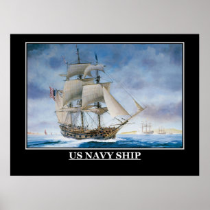 Vintage Poster der US-Marine