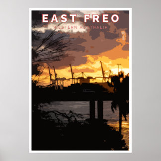 Vintage Poster - East Fremantle, Western Australie