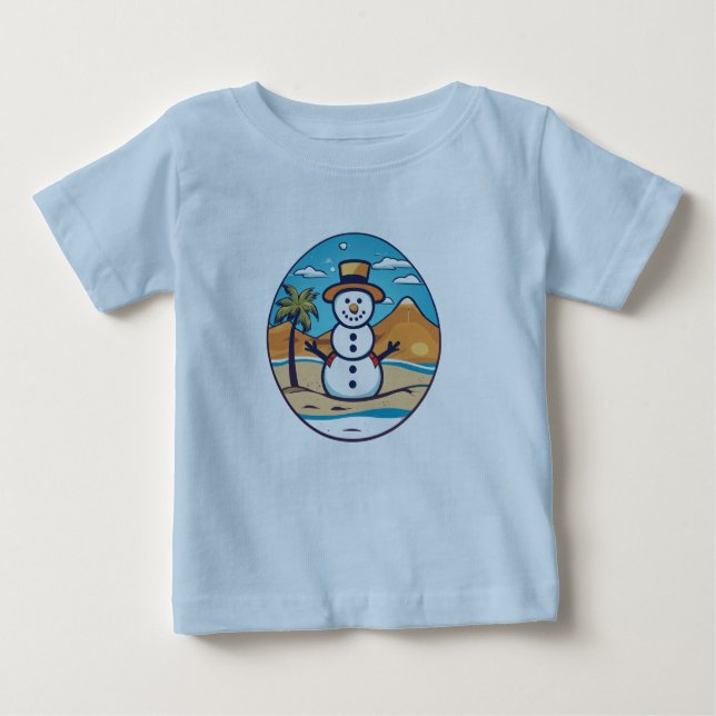 "Vintage Poster Elegance T-Shirt" Baby T-shirt (Vorderseite)