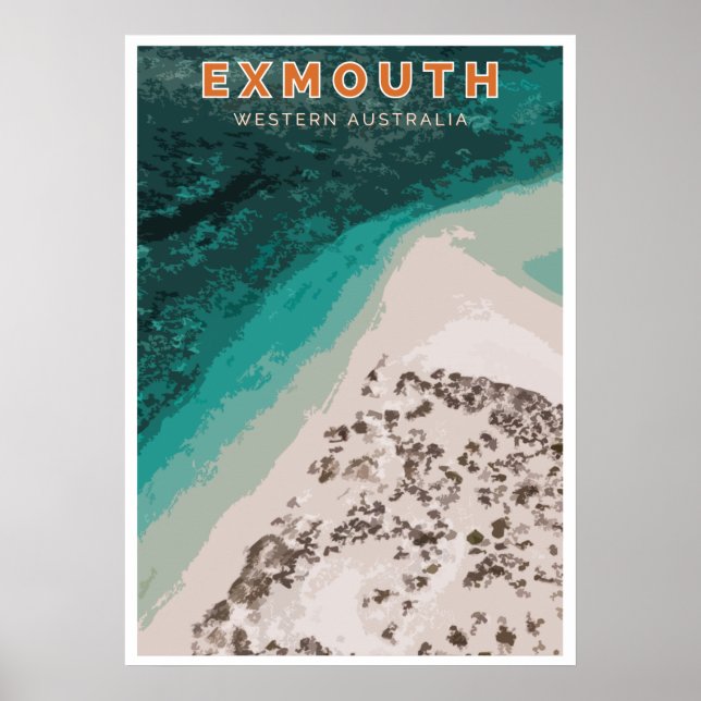 Vintage Poster - Exmouth, Western Australien (Vorne)