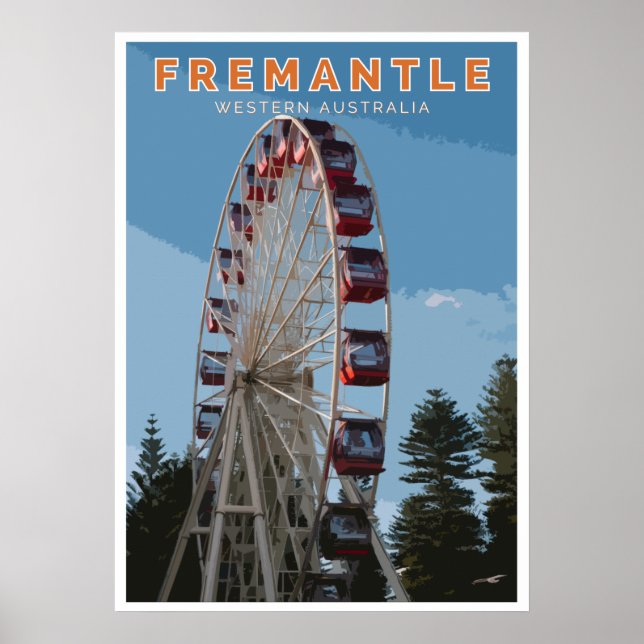 Vintage Poster - Fremantle, Western Australien (Vorne)