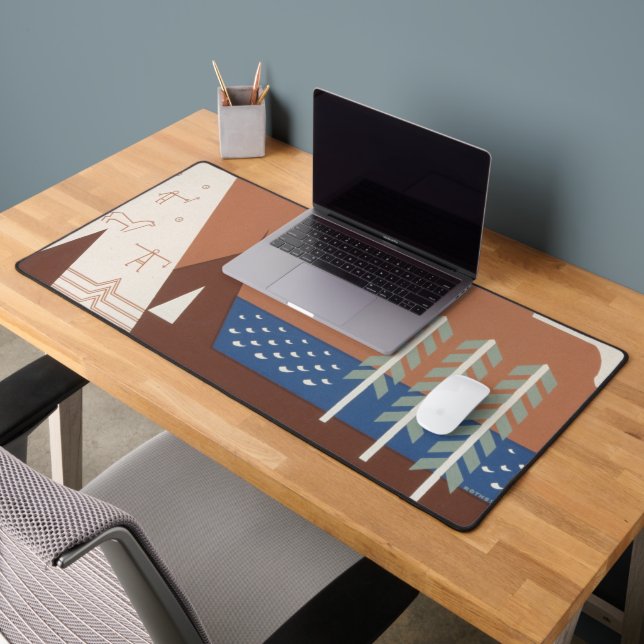 Vintage Poster für Reisen nach Montana. 2 Schreibtischunterlage (Büro 2)