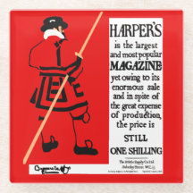 Vintage Poster Harper's Magazine Beefeater