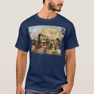 Vintage Poster Interkontinentale Eisenbahn T-Shirt