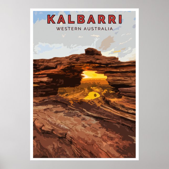 Vintage Poster - Kalbarri, Western Australien (Vorne)