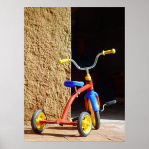 Vintage Poster Kinderfahrrad