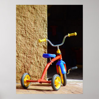 Vintage Poster Kinderfahrrad