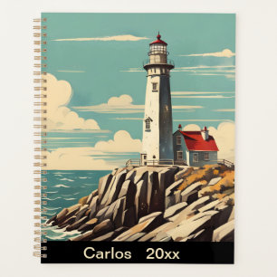 Vintage Poster Leuchtturm Planer