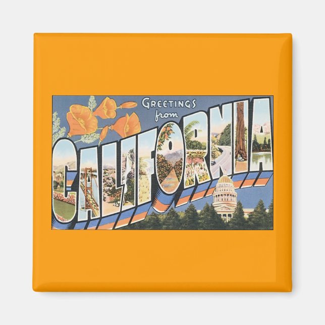 Vintage Poster Magnet (Vorne)