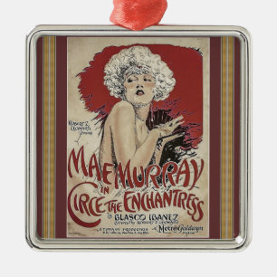 Vintage Poster Metal Ornament Aus Metall