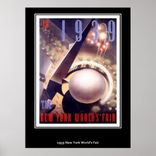 Vintage Poster New York Weltmesse