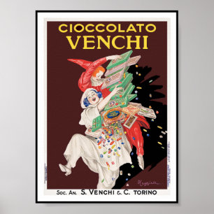 Vintage Poster Print: Cioccolato - Schokolade