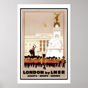 Vintage Poster Print London by L.N.E.R