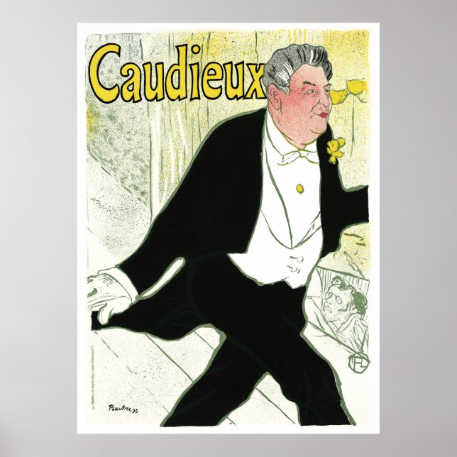 Vintage Poster - Toulouse-Lautrec - Caudieux (Vorne)