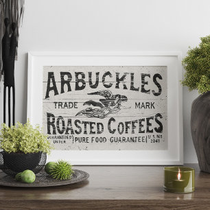 Vintage Poster-Wand-Kunst oder Deko-Papier Poster